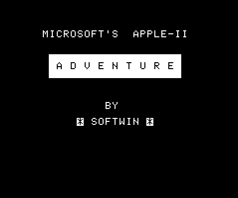 Adventure, en su versión de Microsoft